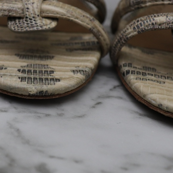 Tory Burch Charlene Lizard Print Heels - Picture 6 of 6